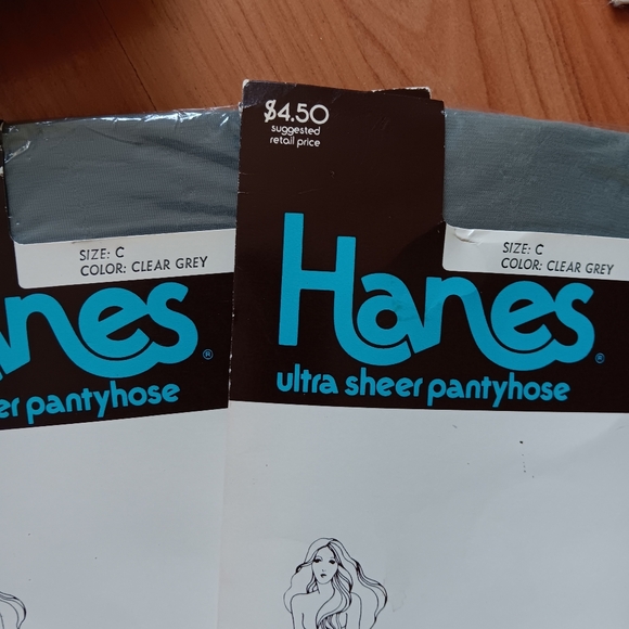 Lot of 9 Pairs of New Vintage Panty Hose Hanes Donna Karan Beauty Mist - Picture 5 of 7